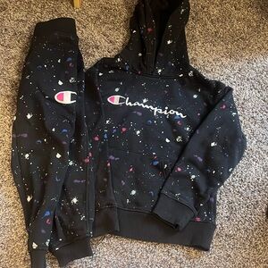 Girls Champion Sweat Suit